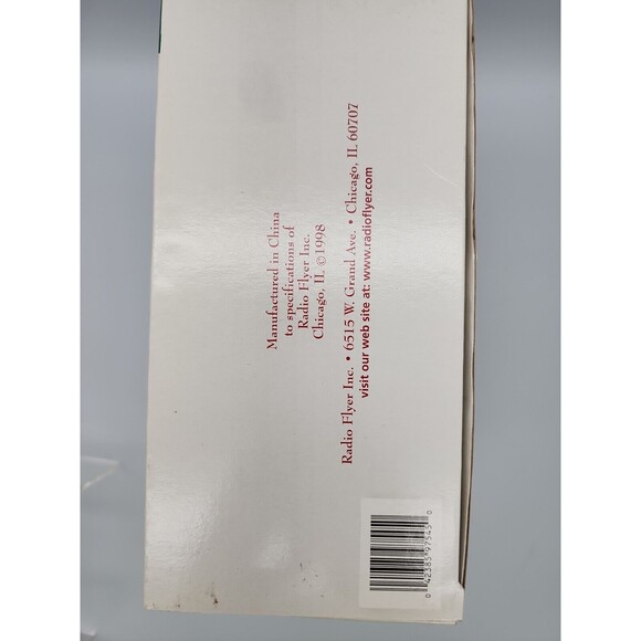 Christmas Radio Flyer Classic ORNAMENT Teddy Bear & Sleigh Holiday Model 113 NIB - Picture 9 of 12